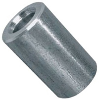 S-9011 9011 SPACER 3/16 RND X 13/16 L X #2 (0.091) ID BRASS/NICKEL